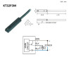 KT32P3M  Sensore magnetico resistivo  10 30Vdc  PNP  NO   3 Fili  Cavo 3 mtl