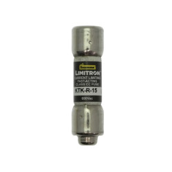 KTK-R-15  Fusibile a cartuccia Eaton KTK  R  Class CC  15A  D 10 x 38mm 600Vca