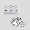 M245A4M  Morsetto steatite 33x16x18 mm  5 32A  450V  3 poli Sez  max cavo   4mmq