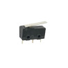 M6400  Micro swich miniatura 3A 250V contatti argentati  terminali a saldare  Leva piana  Pressione di lavoro 35g