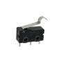 M6401  Microswich  miniatura 3A 250V  contatti argentati  terminali a saldare  Leva sagomata Pressione di lavoro 35g