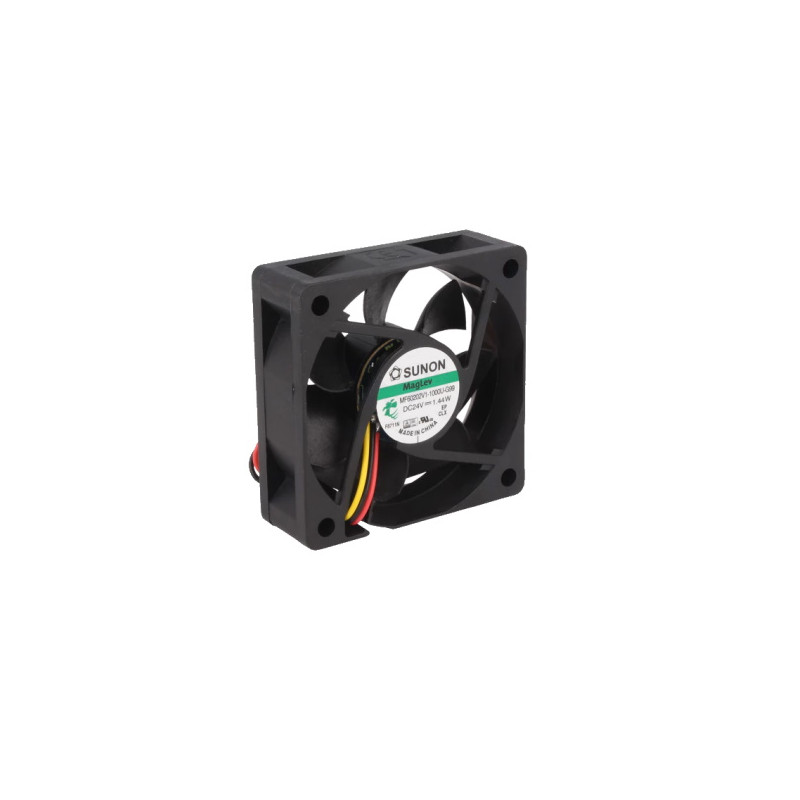 MF60201V1  Ventola assiale 60X60X20   Alim  24Vdc  38,87m3 h   33,5dBA  Conn 3 fili 300mm