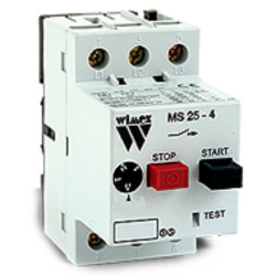 MS25-1,6  Salvamotore serie MS  3Poli reg 1   1,6 A