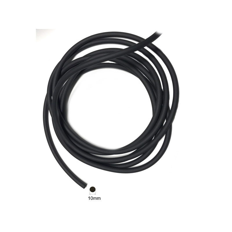 MUS10  Tondo espanso socaprene nero  D 10 mm