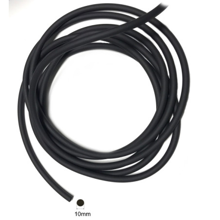 MUS10  Tondo espanso socaprene nero  D 10 mm