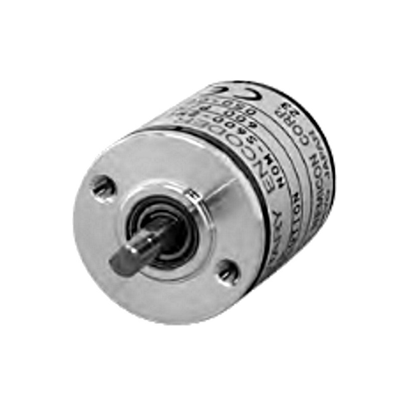 NOM-S100-2MHC  Encoder incrementale  100 Rpm  albero D 4mm  NPN  Alim 10,8  26,4 Vdc  Uscita Cavo assiale 500mm