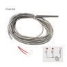 PT100B6100A3  PT100  3-Fili  classe B D 6 mm H 100 mm Cavo TTS LC 3mtl STD Schermato