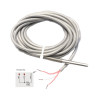 PT100B650B3   PT100 3 Fili classe B  D 6 mm  H 50 mm cavo Silicone LC 3mtl