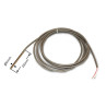 PTC1K60100B3  Sensore di temperatura  PTC1K  D 6mm  H 100 mm  Inox 304 cavo 3 mtl  Silicone.