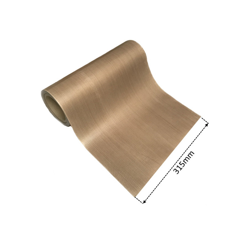 PTFE57110315  Tessuto GLASS PTFE  spess 0,11  H 315 mm
