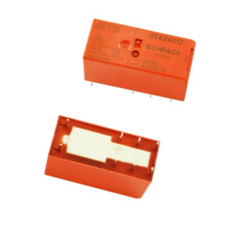 RT424012 | Relè elettromagnetico; bobina:12VDC; DPDT 8A/250VAC; 8A/30VDC.