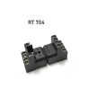 RT704  Zoccolo per  rele  4  C O Attacco Din Ral T35  Pannello 14 Pin