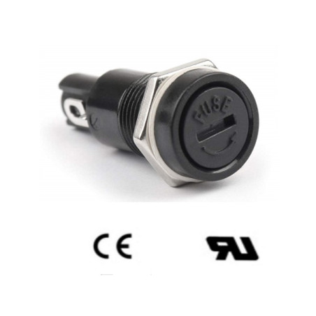 SEI-R3-11  Portafusibile  Tappo a Baionetta con molla di pressione
