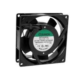 SF23092A  Ventilatore AC  assiale 220 240Vac  92x92x25mm  supporto a sfere coll  cavo 300mm