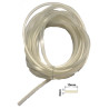 SIL0310  Profilo guarnizione in gomma silicone trasp 65 SH  dim 3x10 mm