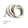 SIL06010M  Profilo in silicone espanso bianco per alte temperature Dim 6x10mm