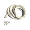 SIL1512M  Profilo in silicone espanso bianco per alte temperature dim 15 X 12 mm