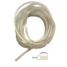 SIL25-10 TR  Profilo guarnizione in gomma silicone trasp  65 SH dim 25X10mm