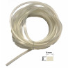 SIL8-8TR  Profilo guarnizione in gomma silicone FDA SH 60  8 x 8mm