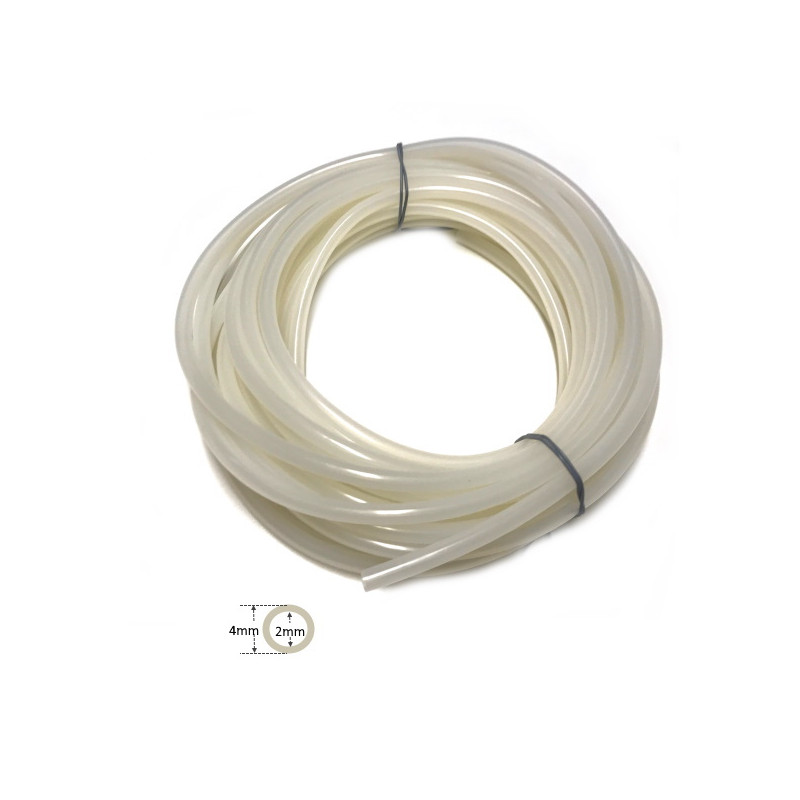 TBSIL02-04   Tubo silicone trasparente per uso alimentare D 2X4 mm