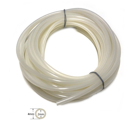 TBSIL02-04   Tubo silicone trasparente per uso alimentare D 2X4 mm