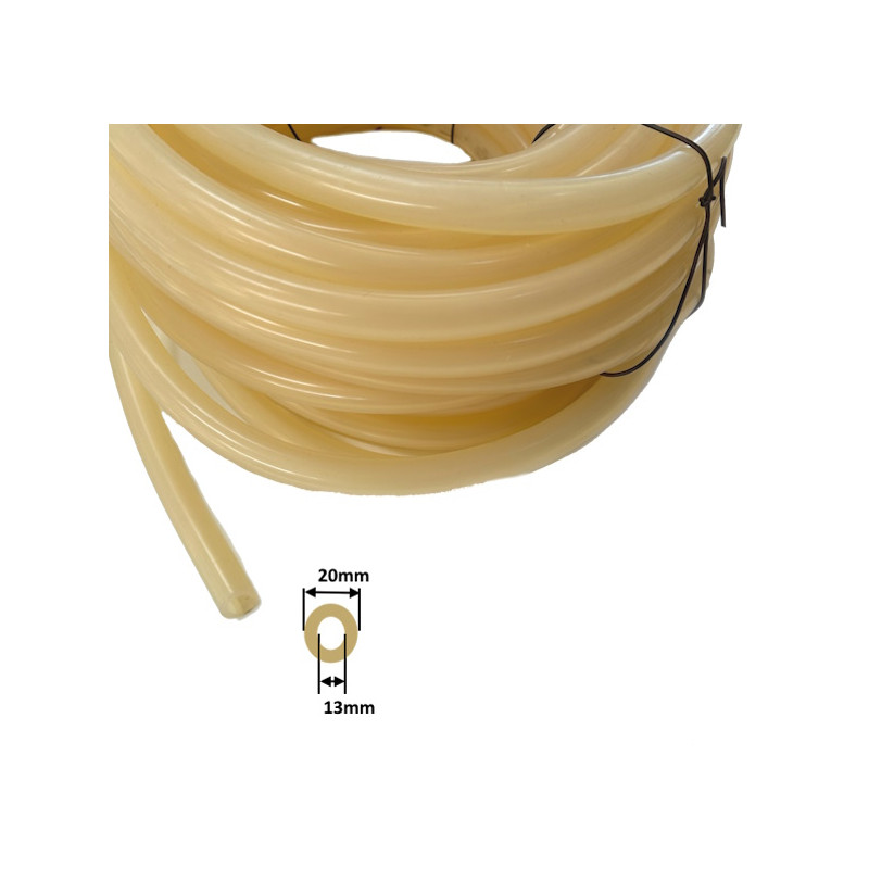 TBSIL1320  Tubo silicone colore miele  D 13 X 20mm