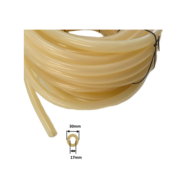 TBSIL1730  Tubo silicone colore miele  D 17 X 30mm