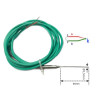 TCK15055GS2M  Termocoppia TCK  D 1,5 X 55mm  MGO isolata  LC 2m GS GS verde con molla antipiega