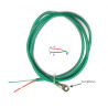 TCKTOG4S1000  Termocoppia Occhiello TCK foro D 4 mm  cavo silicone Lc 1000mm  DIN 43714