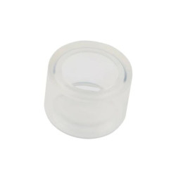 TE22   Cappuccio  protezione pulsanti  D 22  filo ghiera silicone  neuttro trasparente