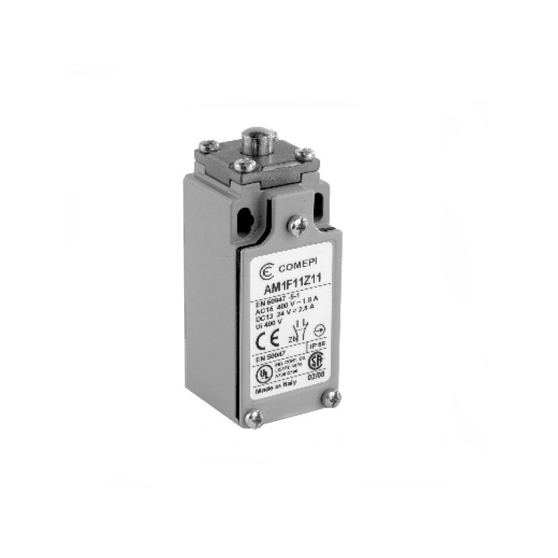 AM1F11Z11  Finecorsa in alluminio  Pistoncino in acciaio  corpo 30mm PG13,5  IP66