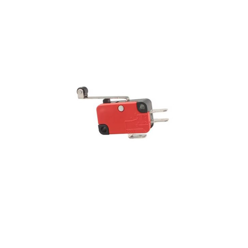 V-156-1C25   Micro interruttore switch serie plastica  leva acciaio inox rotella in plastica  1NO  NC  15A 250V