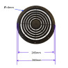 VXP25001BK   Griglia di protezione in tecnopolimero nero  per  ventilatore D  260mm
