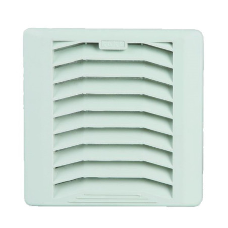 VXU01AP2  Filtro griglia 109x109x29,5mm  in ABS con fori fissaggio  ventola  80x80mm  IP54
