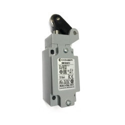 BM1E32Z11  Finecorsa alluminio leva unidirezionale con rotella in acciaio inox Contatti a scatto 1NO  1NC doppio isolamento e ap