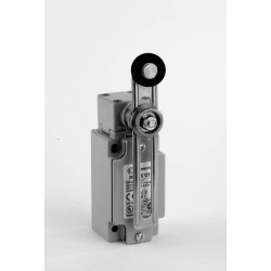 BM1E51Z11  Finecorsa alluminio a leva regolabile  con rotella  nylon 22mm Contatti a scatto  1NO  1NC doppio isolamento e apertu