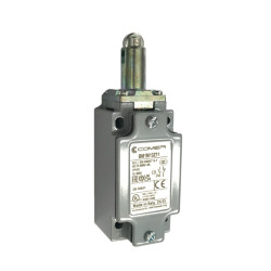 BM1M13Z11  Finecorsa alluminio pistoncino e rotella acciaio Contatti a scatto  1NO  1NC  doppio isolamento e apertura positiva P
