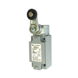 BM1M41Z11  Finecorsa alluminio Leva con rotella in nylon  22mm  Contatti a scatto  1NO  1NC  doppio isolamento e apertura positi