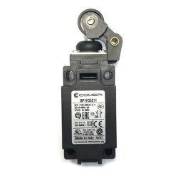 BP1H35Z11  Finecorsa tecnopolimero  a  leva unidirezionale con rotella nylon e cuffia antipolvere Contatti a scatto 1NO  1NC  do