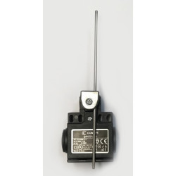 DP1T71Z11   Finecorsa Asta regolabile inox  D 3mm  contatti a scatto 1NO  1NC  doppio isolamento e apertura positiva  PG13,5  IP