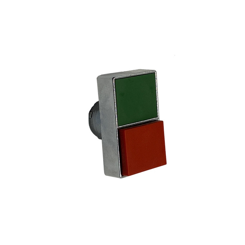 ECX 1154  Pulsante doppio  tasto rosso sporgente serie 1000