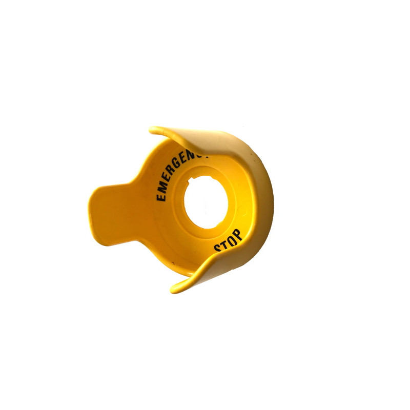 ECX 1601  Protezione fungo con testo  EMERGENCY STOP