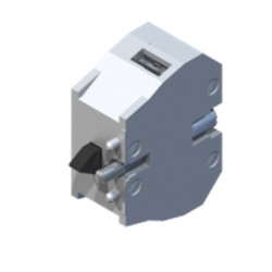 ECX1041  Elemento di contatto NA  grigio preazionato su joystick a 4 posizioni in combinazione con ECX 1040