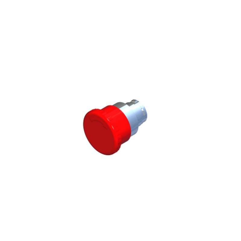 ECX1131  Pulsante a fungo D 40 mm con aggancio  sgancio a rotazione rosso serie ECX1000