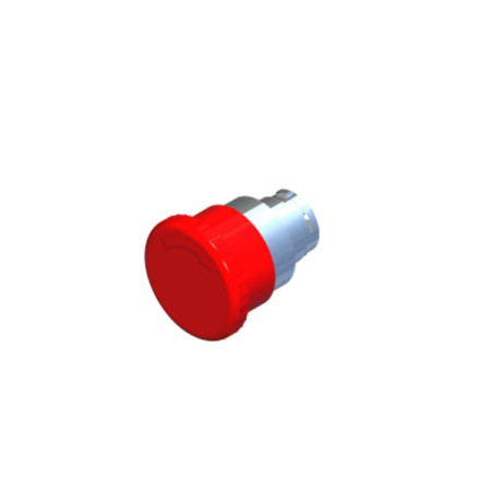 ECX1131  Pulsante a fungo D 40 mm con aggancio  sgancio a rotazione rosso serie ECX1000