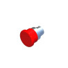 ECX1131  Pulsante a fungo D 40 mm con aggancio  sgancio a rotazione rosso serie ECX1000