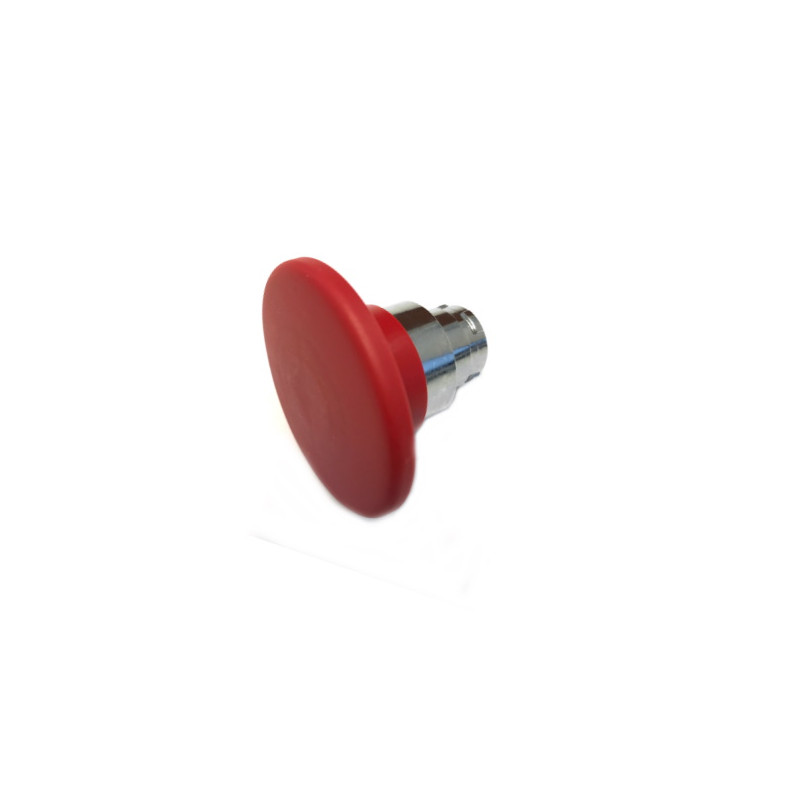 ECX1137  Pulsante a fungo met  testa D 60 senza sgancio  rosso