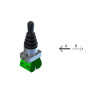 ECX1511  Joystick 2 posizioni A mantenuta  B con ritornoserie metallo H 79 mm