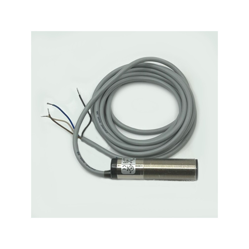 1814   Sensore fotoelettrico M18 Retro reflex  10 30 Vdc NO  NC  PNP Sn  6m  corpo metallo  cavo 2 mt  IP67