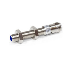 AD1/AP-1F  Sensore induttivo M5 schermato 10 30 Vdc  NO  PNP  Sn 0,8 mm  corpo acciaio inox conn M8  3P